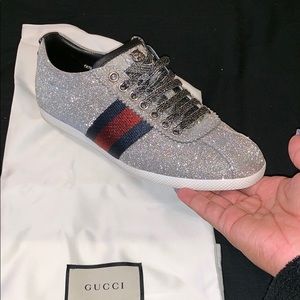 Plastic upper and rubber sole T.sparkle navy & red